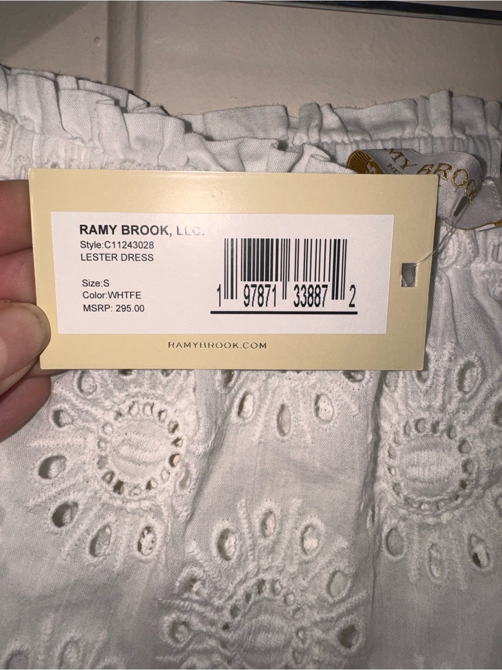 Ramy Brook Lester Cover-Up Mini Dress, size Small, NWT - Picture 8 of 11
